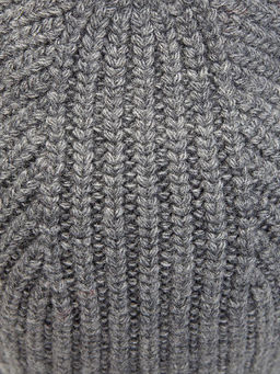Шапка жен. шерсть+акр LB-N88044 grey melange - Labbra фото 3