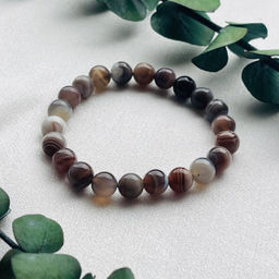 Браслет из ботсванского Агата 16 см