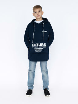 Толстовка детская темносиняя Future