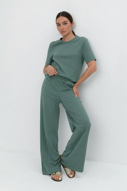 VERY NEAT _ ЕВТ 4110/зеленый мох брюки жен