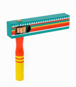 MAPACHA. 76432 Трещотка круговая, красно-зеленая