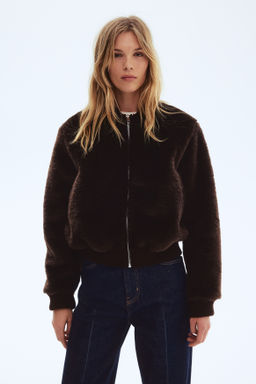 Chaqueta bomber en peluche - H&m фото 2