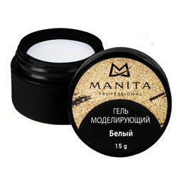Manita Professional Однофазный моделирующий гель для наращивания №2, белый, 15 г MP110140  фото 2