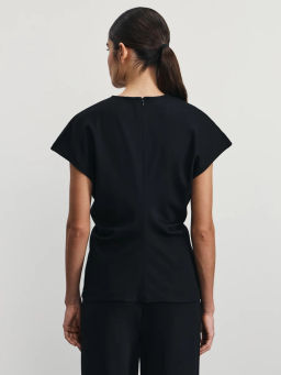 Топ с драпировкой на талии / Zarina  фото 5