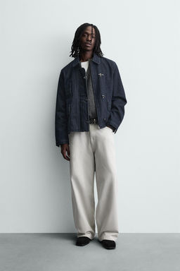DENIM FIREMAN CLASP JACKET