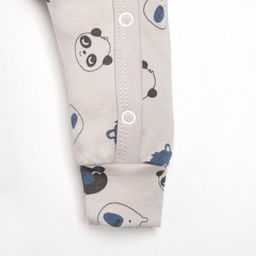 Комбинезон в набивку Крошка Я Мишка, рост 68-74 см, серый фото 4