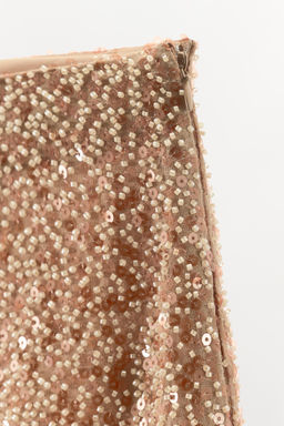 SEQUINNED FEATHER SKIRT - Zara фото 10