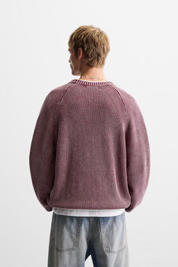 FADED TEXTURED SWEATER - Zara фото 20