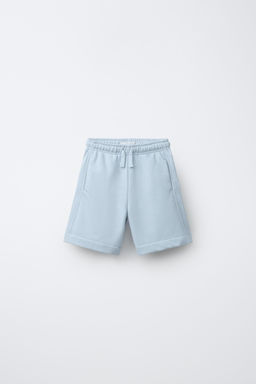 PACK DOS BERMUDAS LISAS / Gris / Azul - Zara фото 2