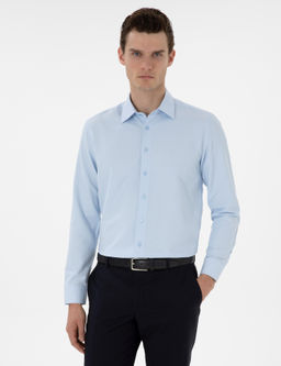 A__k Mavi Regular Fit Arm_rl_ Uzun Kollu G_mlek