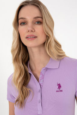 Kad_n Lila Basic Ti__rt Sepette S_rpriz _ndirim - U.s. polo assn фото 2