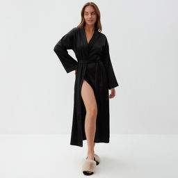 Халат домашний женский KAFTAN Black series, размер 40-42