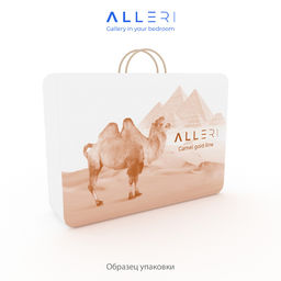 Одеяло Camel gold-line(Тик), Демисезонное, 350 гр/м2 1,5-сп. - Alleri фото 2