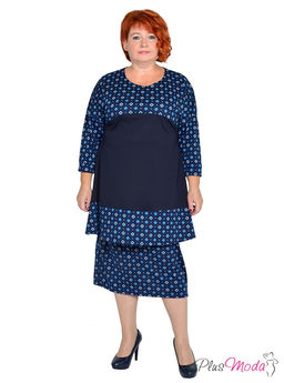 Туника Модель №1372 размеры 44-84 - Plusmoda фото 8