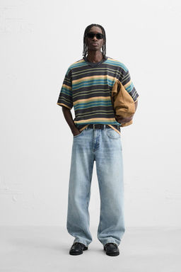 STRIPED JACQUARD T-SHIRT