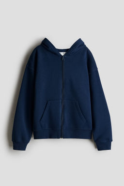 Chaqueta sudadera con capucha y cremallera