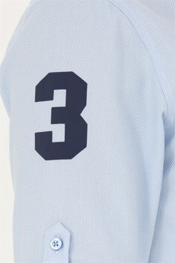 Мужская синяя рубашка с длинным рукавом - U.s. polo assn фото 7