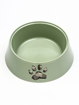 Цена за 2 шт. Миска для кошек «Мур-мяу», 300 мл, 14.5×14.5×4 см, пластик, цвет фисташковый