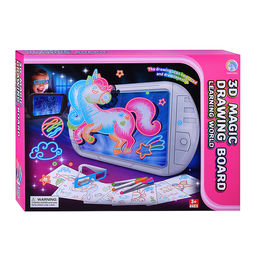 Доска для рисования "Единорог 3D" в коробке