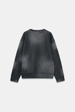 FADED-EFFECT RIPPED SWEATSHIRT - Zara фото 6