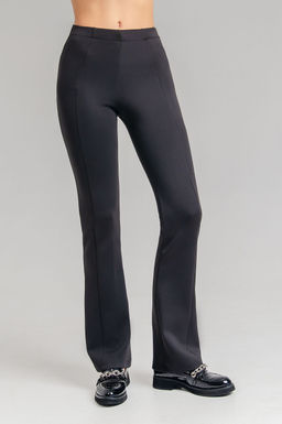 Арт.11812 Легинсы женские клеш 44-54 (6 шт) Цвет:черный