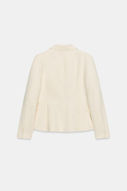 BLAZER ENTALLADA PEPLUM HOMBRERAS / Crudo - Zara фото 7