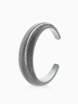 Цена за 2 шт. Браслет каркасный "Пружина", цвет серебро