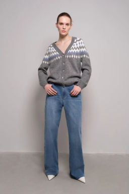 Светло-синие джинсы Bootcut