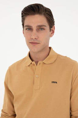 Мужской базовый свитшот светло-коричневого цвета - U.s. polo assn фото 2