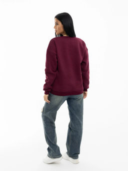 Толстовка женская, цвет бордо