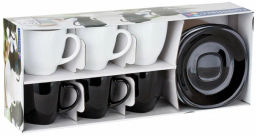 Чайный набор КАРИН 220мл черно-белый арт.D2371 /Люминарк/ - Luminarc фото 3