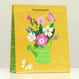 Пакет подарочный Расти, 26 х 32 х 12 см