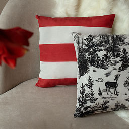 Подушка декоративная с фотопечатью 40х40 см, ткань смесовая, Зимняя сказка - Традиция фото 8