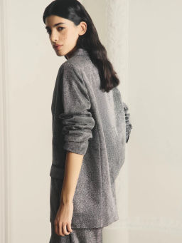 Однобортный жакет с блестками / Zarina