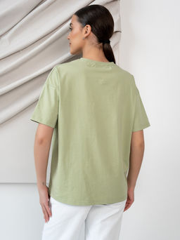 Футболка унисекс Оверсайз, цв. Фисташка