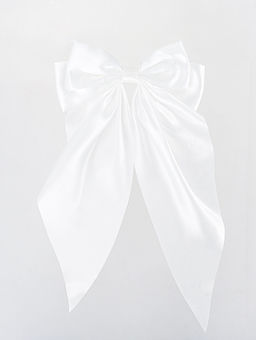 Цена за 2 шт. Заколка-автомат для волос "Абель" 35х19 см, белый