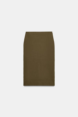 KNIT TUBE MIDI SKIRT - Zara фото 7