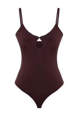 Kahverengi Cut Out/Pencere Detayl? Orme Body TPRSS25BD00008
