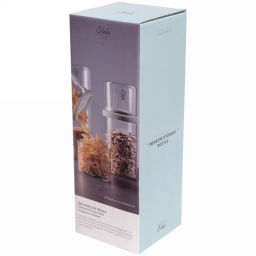 Банка для продуктов стеклянная 800мл "Olala" с мерный стаканом