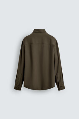 FLUID SHIRT WITH POCKET - Zara фото 7