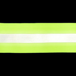 Светоотражающая лента-резинка, 50 мм, 10±1 м, зелёная