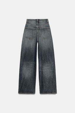 TRF EXTRA WIDE-LEG HIGH-WAIST JEANS - Zara фото 15