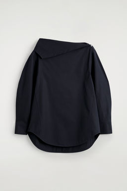 BLUSA DE ALGOD?N ASIM?TRICA