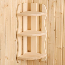 Полка для бани и сауны «Экстра», 65×26×26 см, липа, угловая, «Добропаровъ»