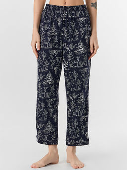 Комплект домашний женский синий с узором - Mark formelle фото 5