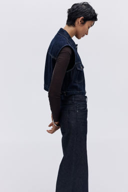 Chaleco denim cropped - H&m фото 4