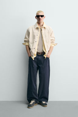 CAZADORA RELAXED FIT RAYA DIPLOM?TICA / Crudo