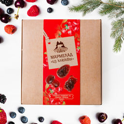 Мармелад из клюквы флоу-пак крафт-коробка 500г