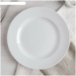 Ф_Тарелка мелкая 175 мм ф.653 "Идиллия" Белье , арт. ДБ_7С1222Ф34/ДОБРУШСКИЙ