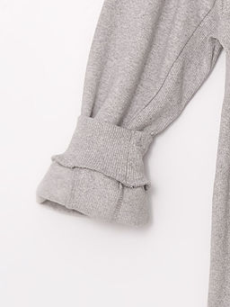 Bisiklet Yaka Stitch Bask?l? K?z ?ocuk Sweatshirt - Waikiki фото 2